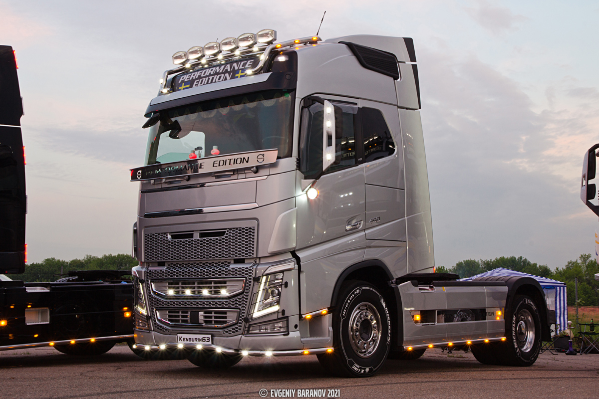 Волгоградская область, № Е 791 УВ 134 — Volvo ('2012) FH.460; Московская область — Фестиваль Truckfest 2021 — май; Volvo ('2012) FH "Гравитация" (Московская область)