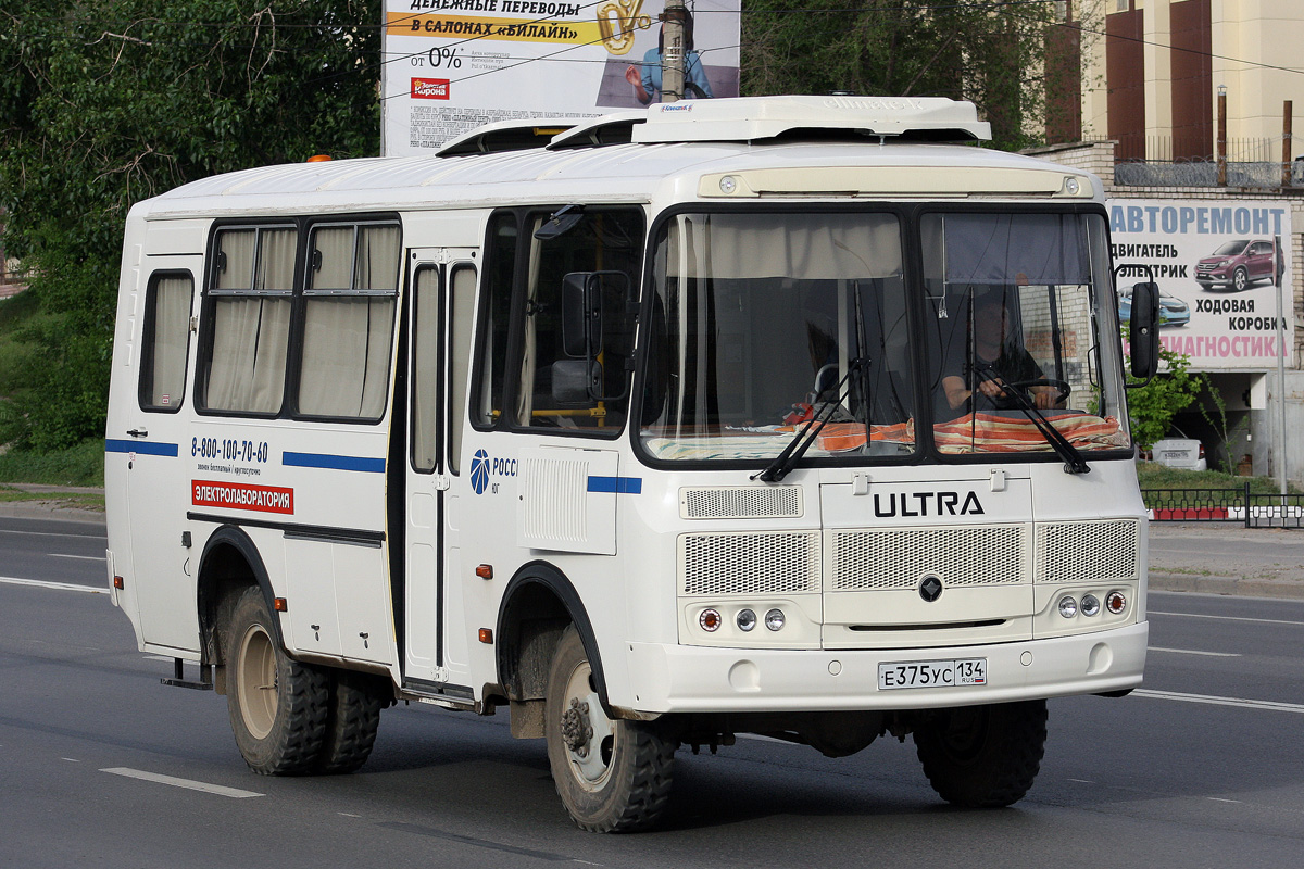 Волгоградская область, № Е 375 УС 134 — ПАЗ-3206