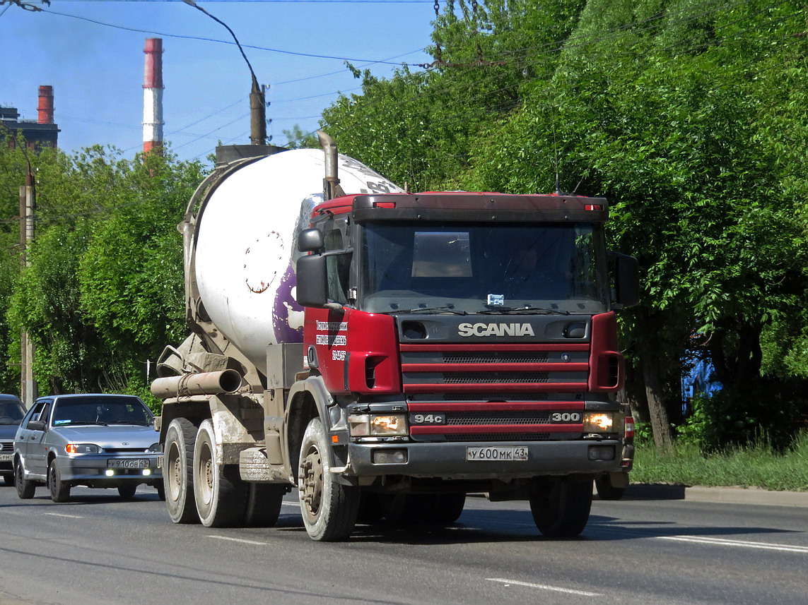 Кировская область, № У 600 МК 43 — Scania ('1996) P94G