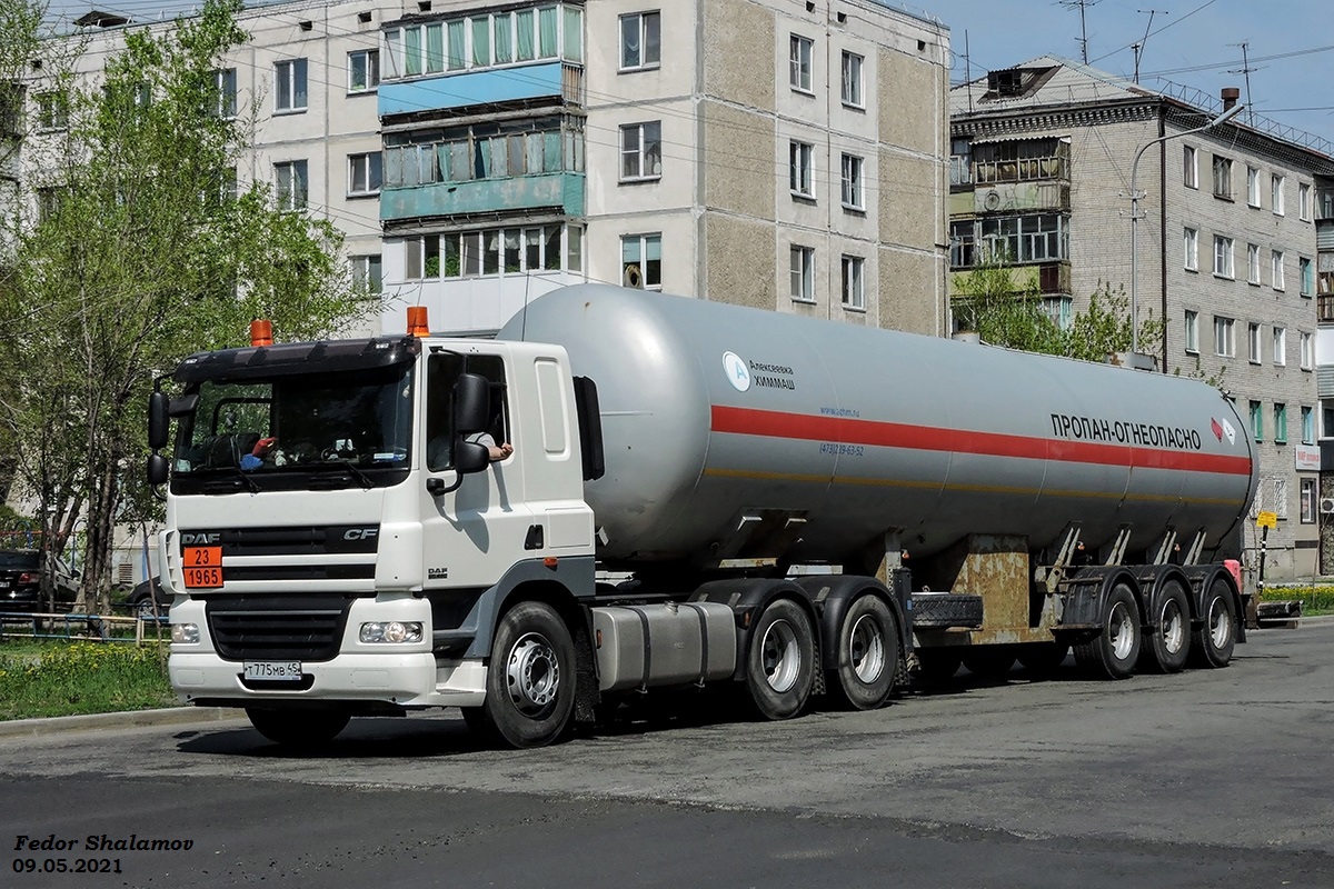 Курганская область, № Т 775 МВ 45 — DAF CF85 FTT