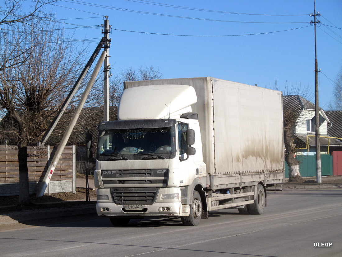 Минск, № АН 0402-7 — DAF CF85 FA