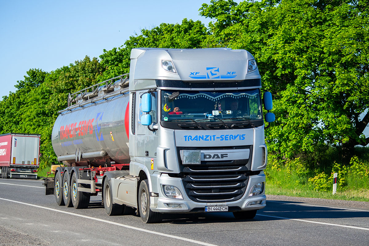 Полтавская область, № ВІ 4442 СМ — DAF XF Euro6 FT