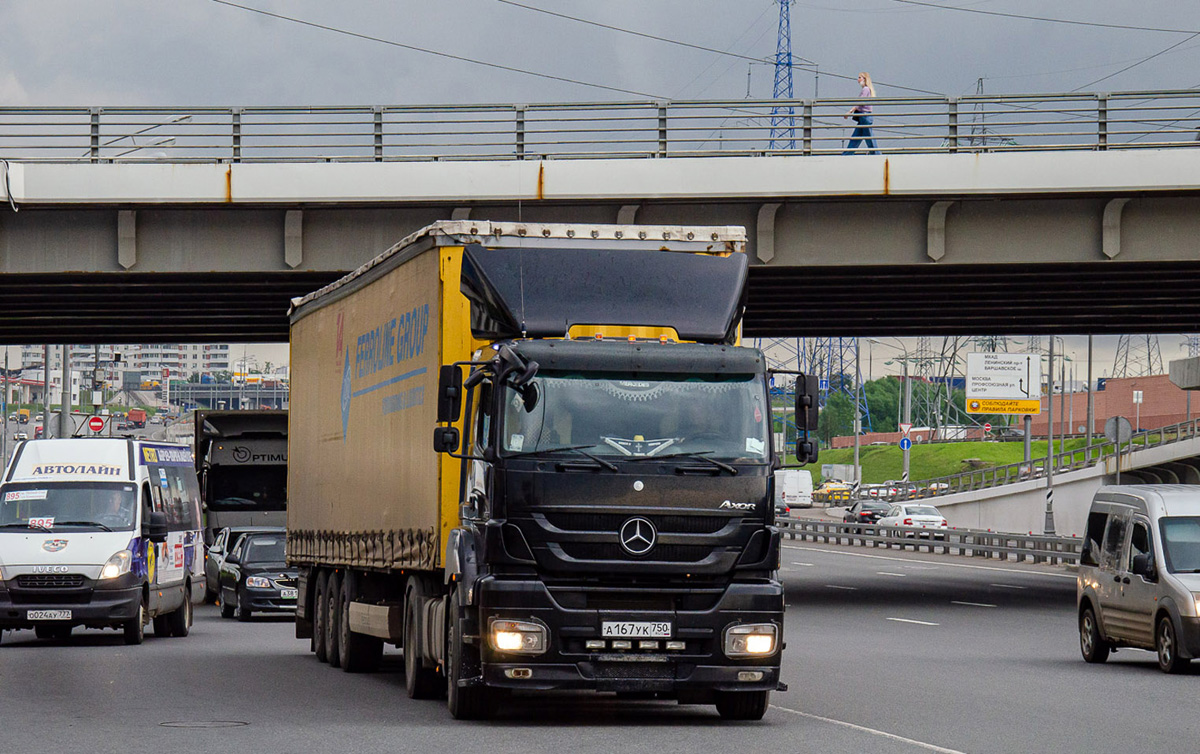 Московская область, № А 167 УК 750 — Mercedes-Benz Axor 1836