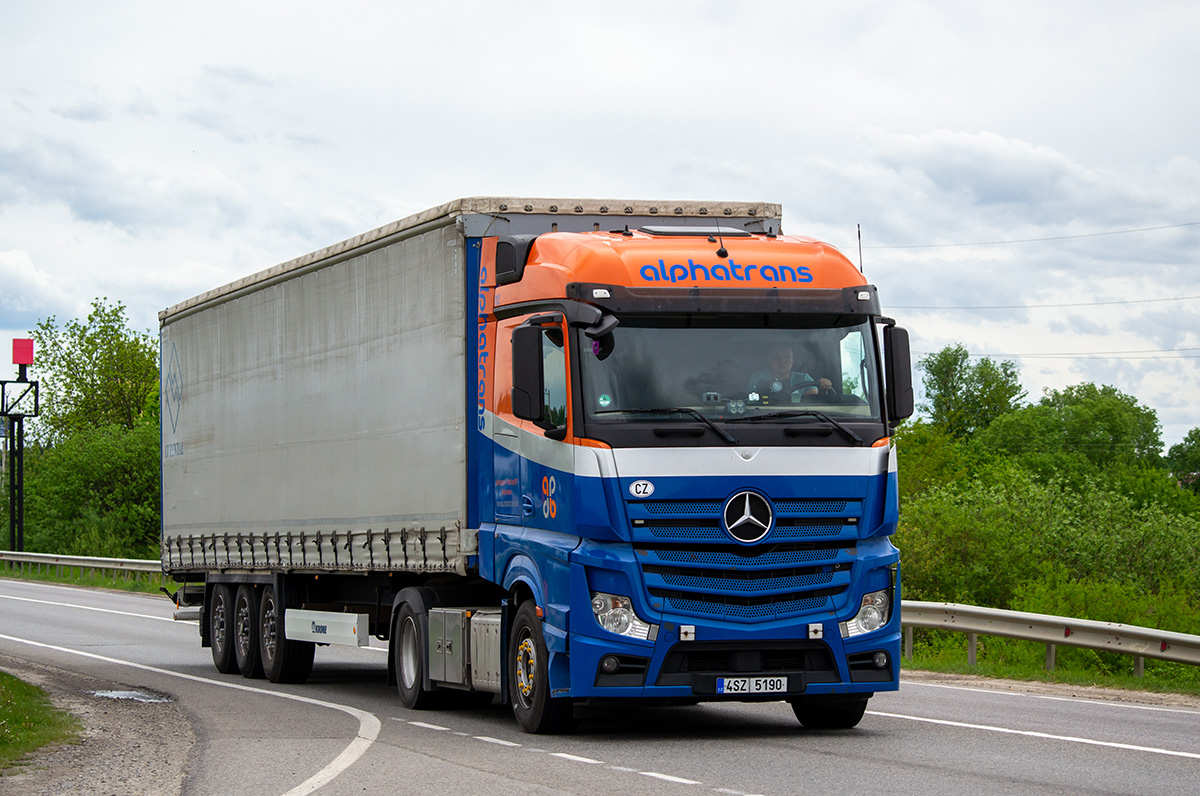 Чехия, № 4SZ 5190 — Mercedes-Benz Actros ('2011)