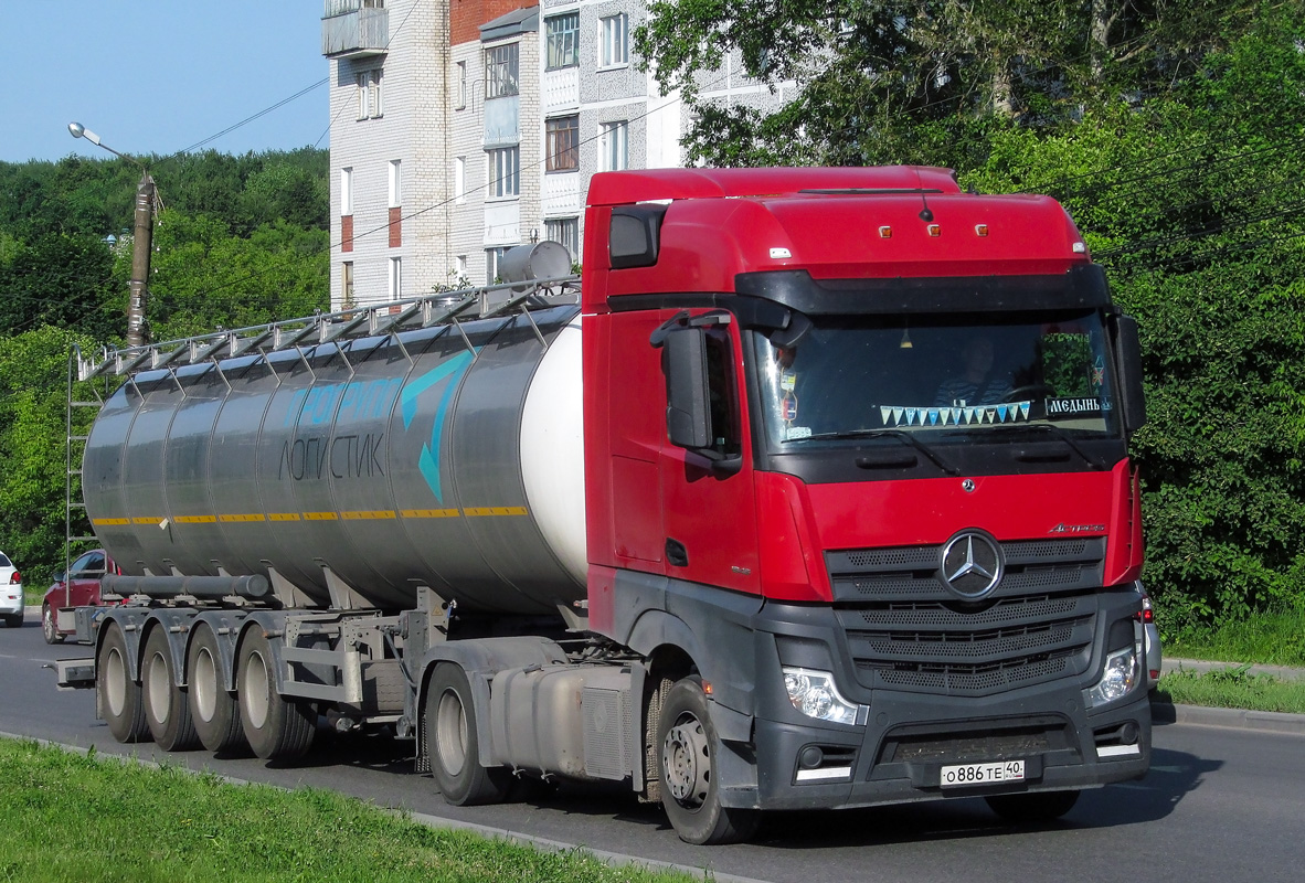 Калужская область, № О 886 ТЕ 40 — Mercedes-Benz Actros '18 1845 [Z9M]