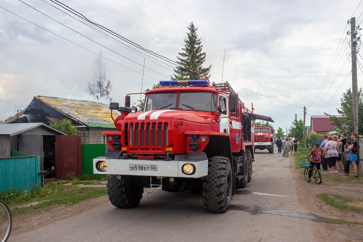 Омская область, № Н 518 ЕТ 55 — Урал-5557-40