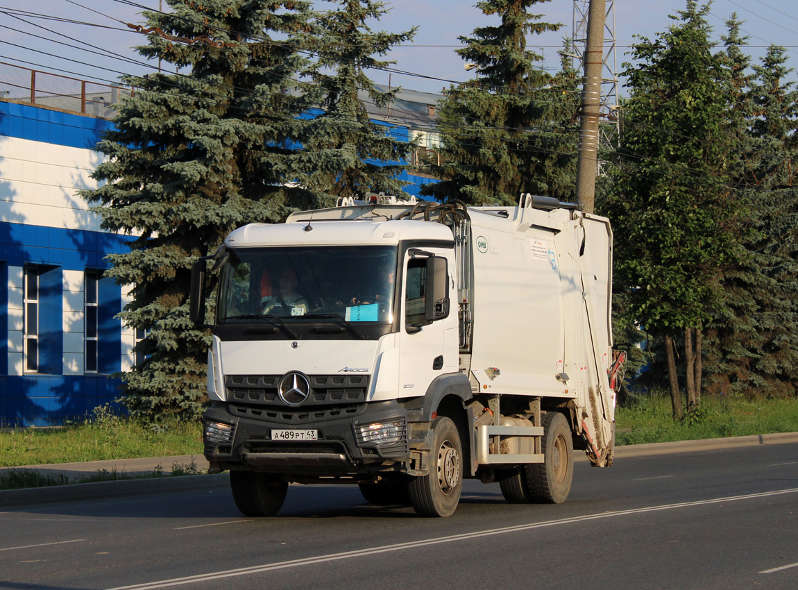 Кировская область, № А 489 РТ 43 — Mercedes-Benz Arocs 2033 [Z9M]