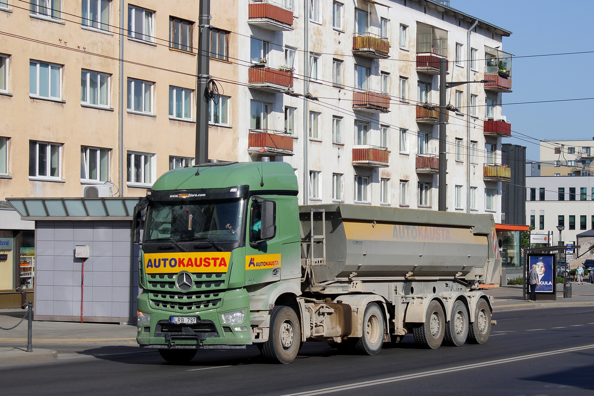 Литва, № LRB 797 — Mercedes-Benz Arocs (общ.м)