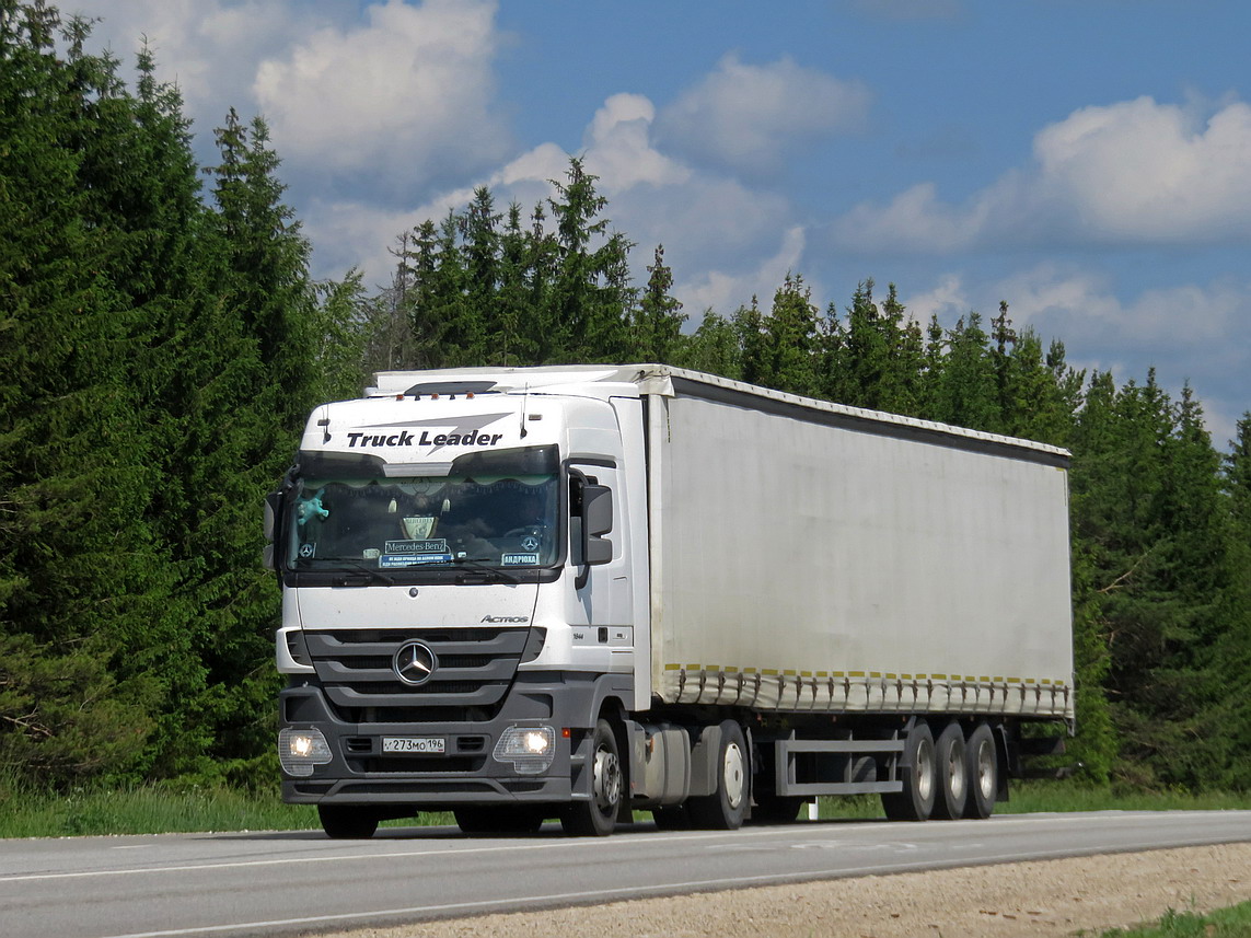 Свердловская область, № К 273 МО 196 — Mercedes-Benz Actros '09 1844 [Z9M]