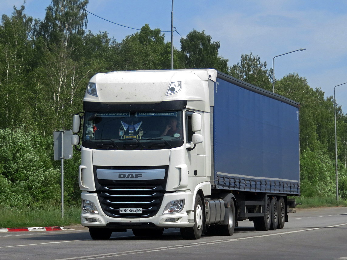 Костромская область, № Н 848 МО 44 — DAF XF Euro6 FT