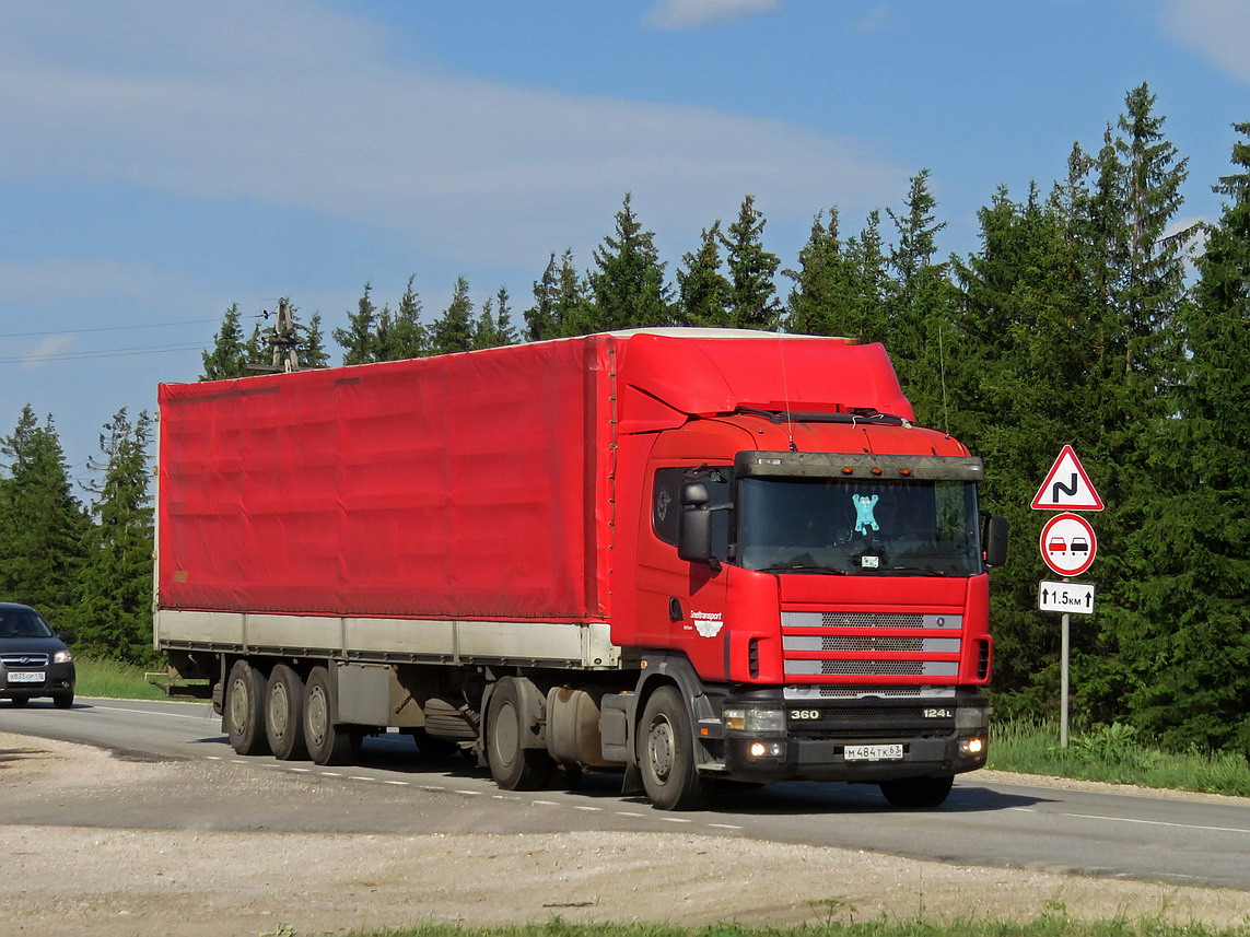 Самарская область, № М 484 ТК 63 — Scania ('1996) R124L