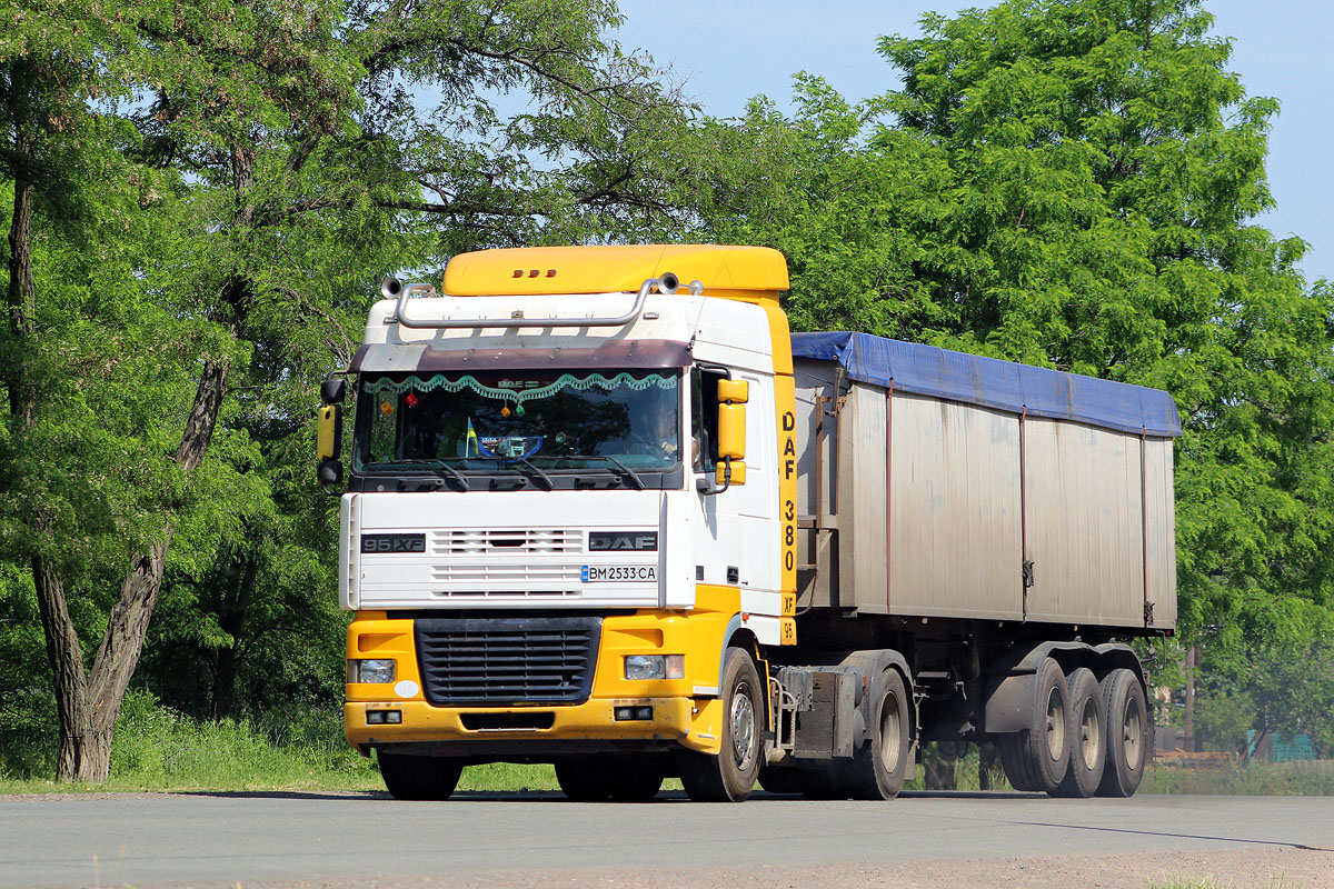 Сумская область, № ВМ 2533 СА — DAF 95XF FT