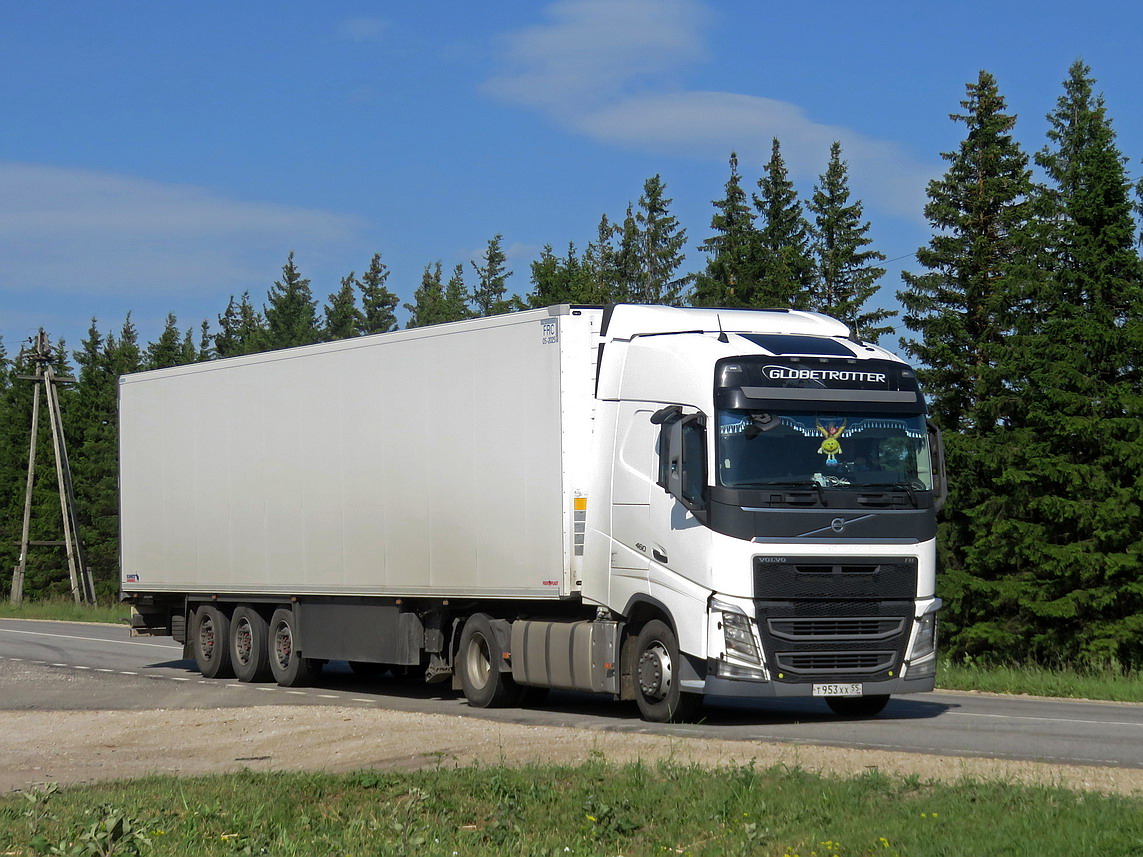 Омская область, № Т 953 ХХ 55 — Volvo ('2012) FH.460