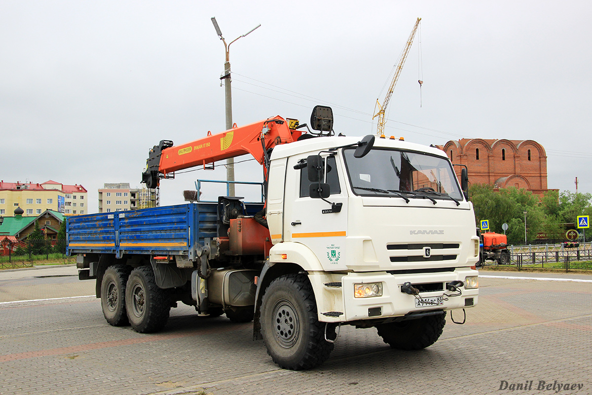 Ненецкий автономный округ, № А 914 ВС 83 — КамАЗ-43118-46