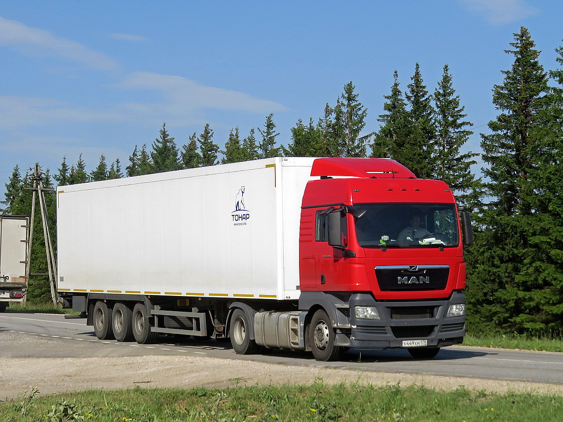 Санкт-Петербург, № Х 449 ХМ 178 — MAN TGX ('2007) 18.400