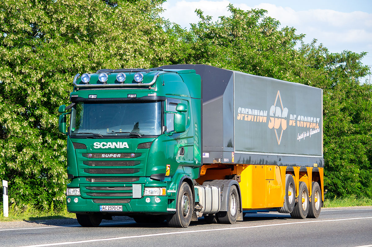 Волынская область, № АС 2370 СМ — Scania ('2013) R480