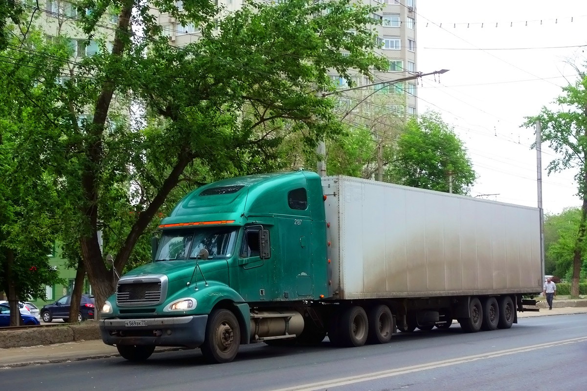 Ульяновская область, № К 569 ВК 73 — Freightliner Columbia