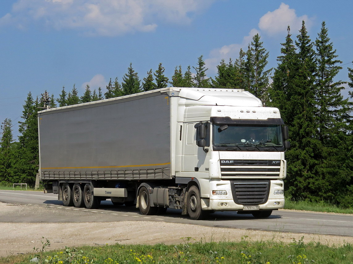 Владимирская область, № О 709 РК 33 — DAF XF105 FT