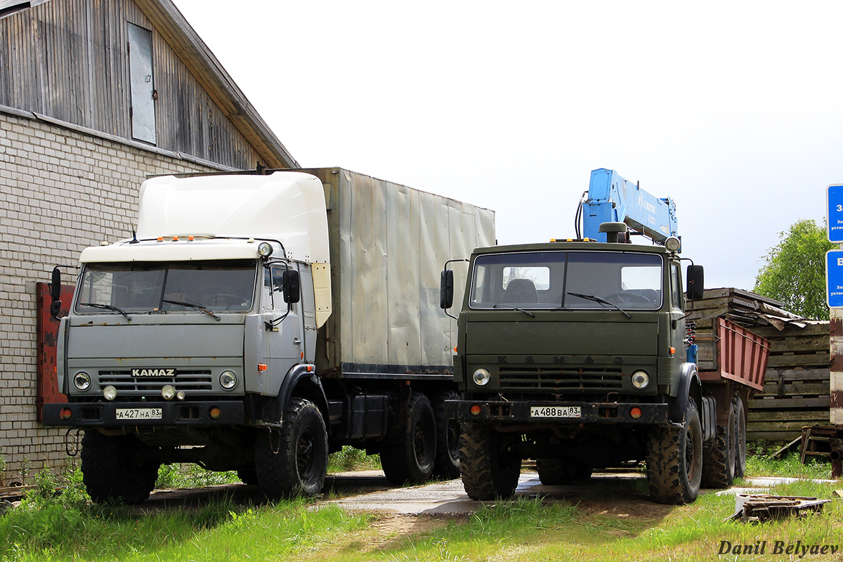 Ненецкий автономный округ, № А 427 НА 83 — КамАЗ-43106; Ненецкий автономный округ, № А 488 ВА 83 — КамАЗ-43101