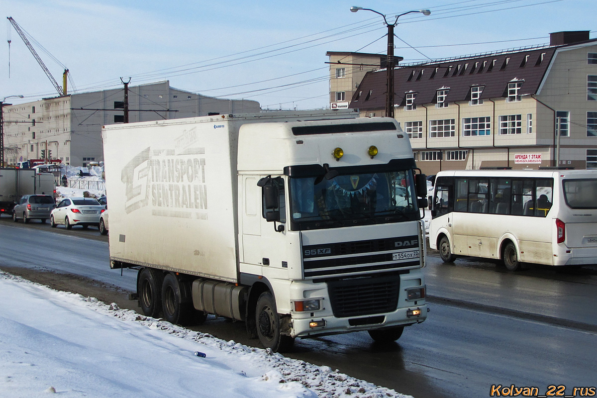 Алтайский край, № Т 554 ОХ 22 — DAF 95XF FAS