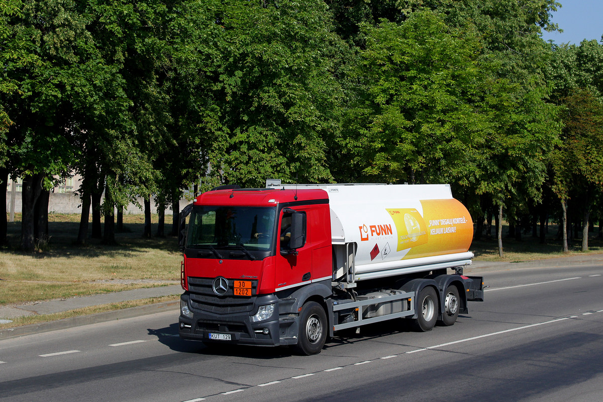 Литва, № KUT 129 — Mercedes-Benz Actros ('2011) 2545