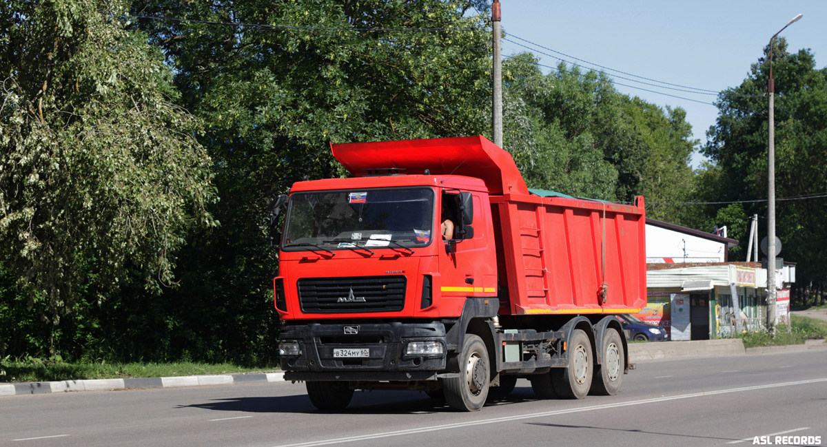 Псковская область, № В 324 МУ 60 — МАЗ-650128