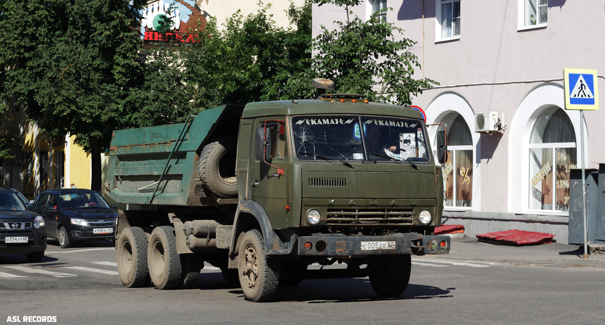 Псковская область, № С 005 ЕЕ 60 — КамАЗ-55111 (общая модель)