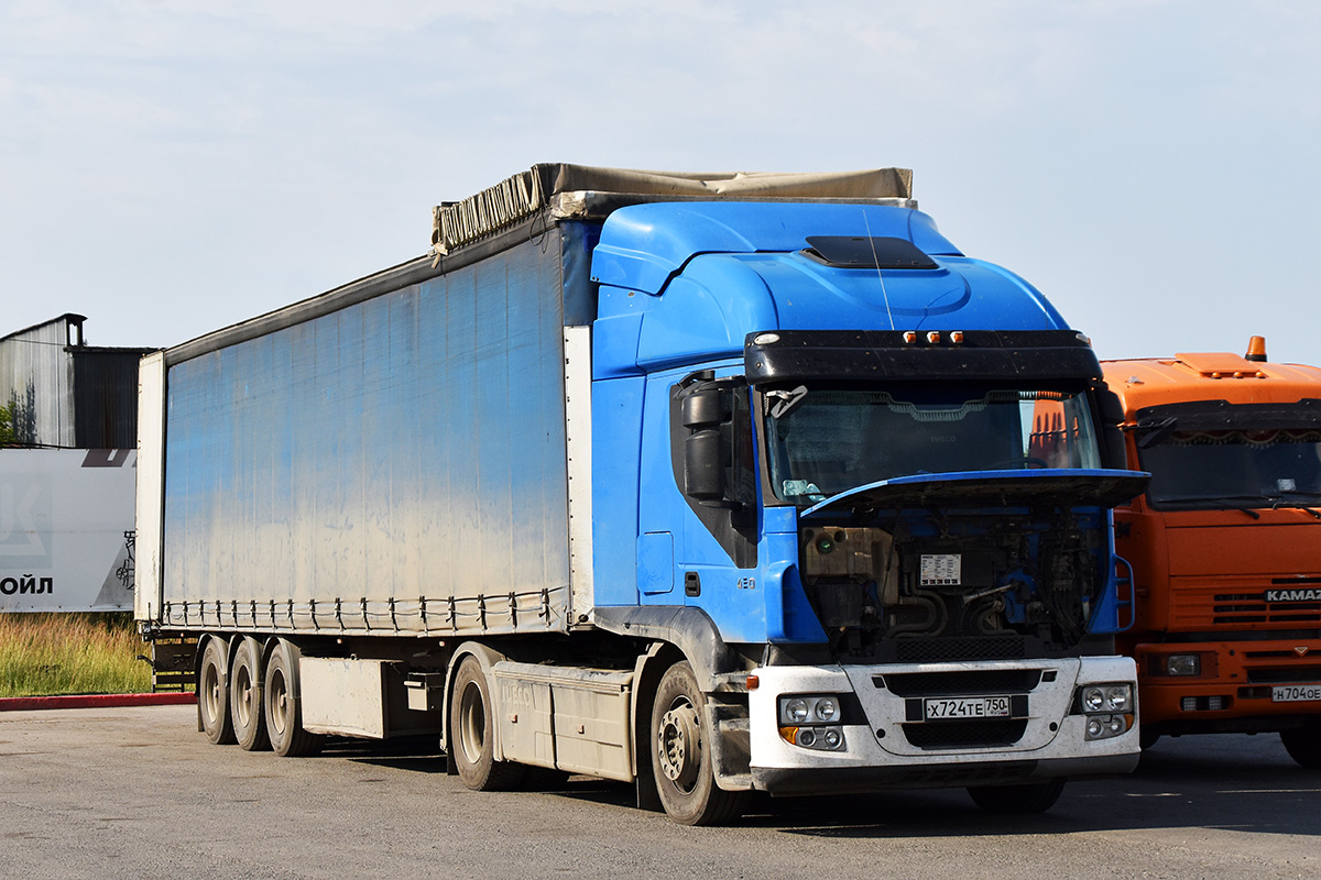 Московская область, № Х 724 ТЕ 750 — IVECO Stralis ('2007) 430