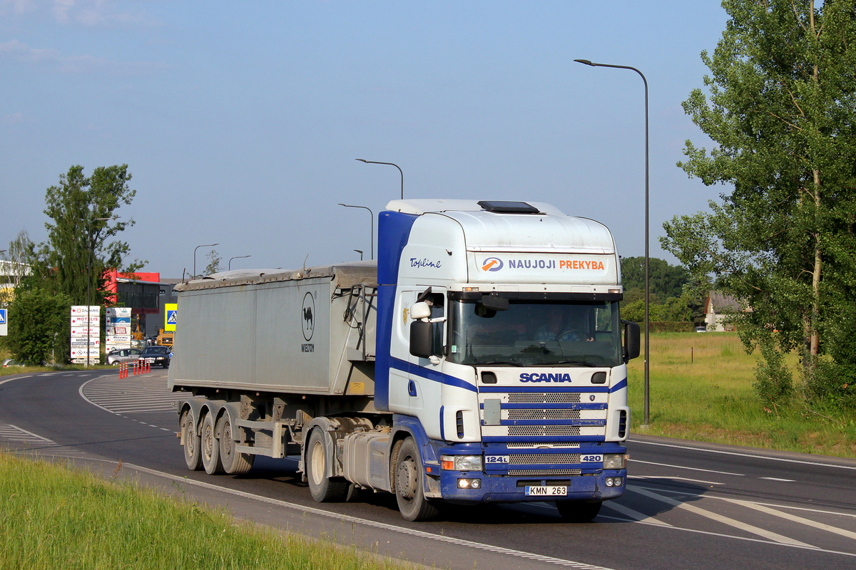 Литва, № KMN 263 — Scania ('1996) R124L