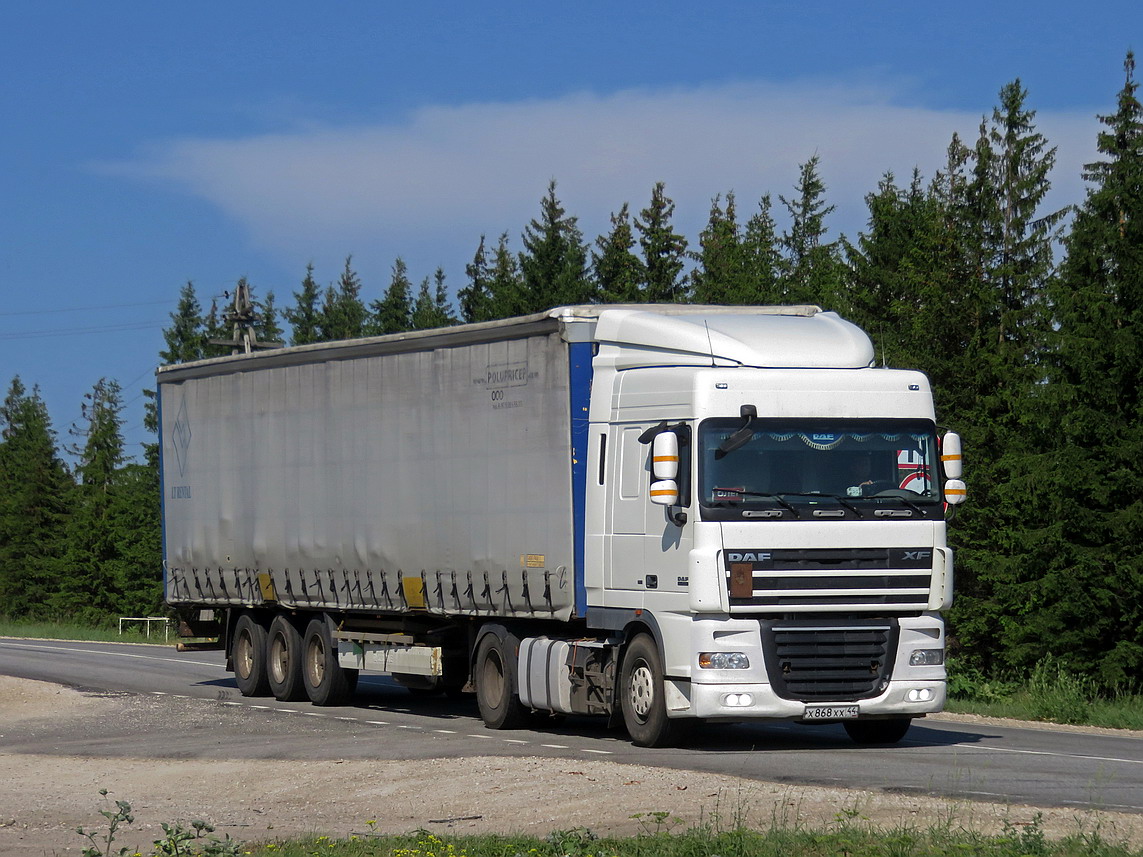 Костромская область, № Х 868 ХХ 44 — DAF XF105 FT