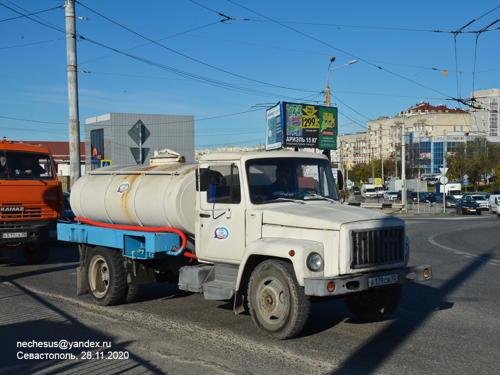 Севастополь, № А 179 СВ 92 — ГАЗ-3309