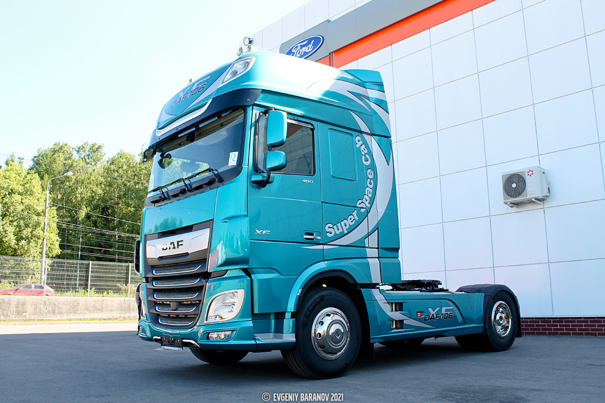 Липецкая область, № К 777 АМ 48 — DAF XF Euro6 FT