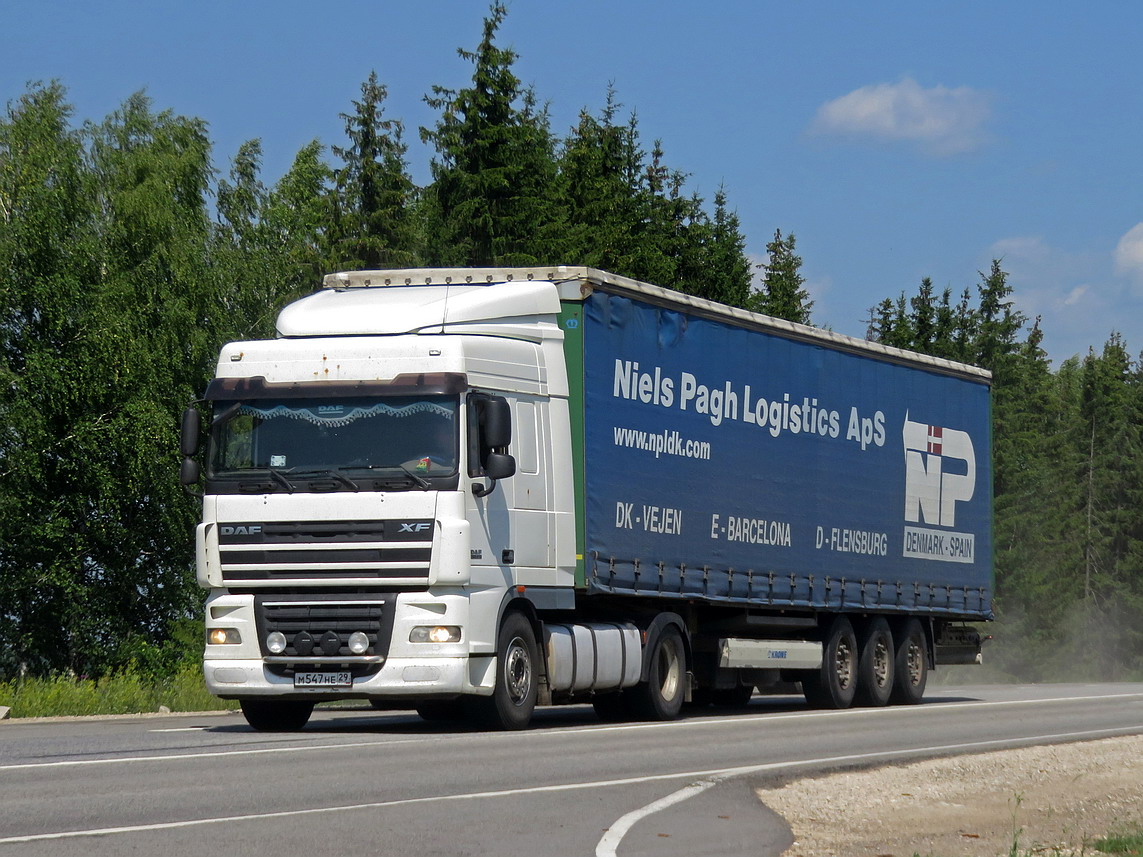 Архангельская область, № М 547 НЕ 29 — DAF XF105 FT