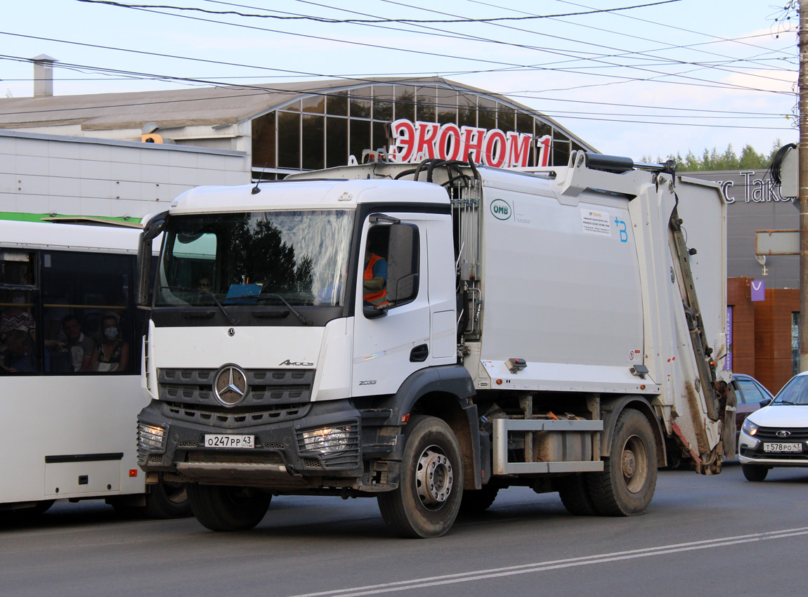 Кировская область, № О 247 РР 43 — Mercedes-Benz Arocs 2033 [Z9M]