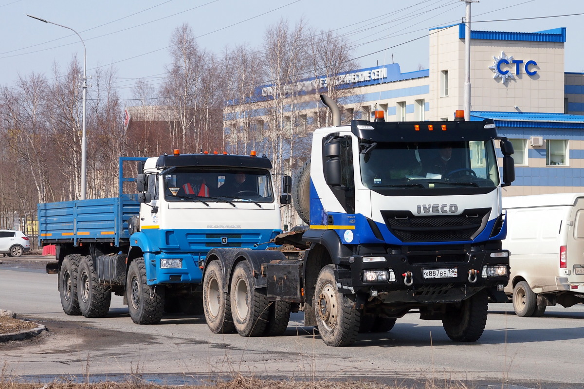 Ханты-Мансийский автоном.округ, № Х 887 ВВ 186 — IVECO-AMT Trakker ('2013)