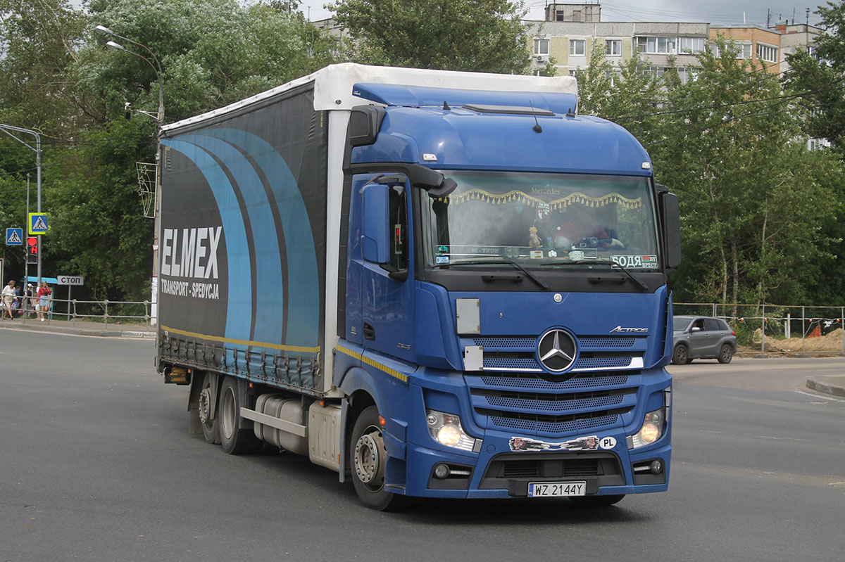 Польша, № WZ 2144Y — Mercedes-Benz Actros ('2011)