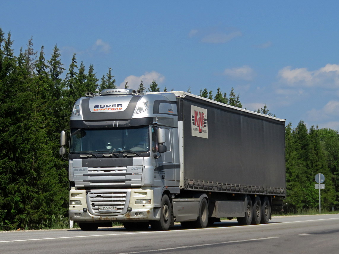 Ямало-Ненецкий автоном.округ, № А 355 РС 89 — DAF XF105 FT