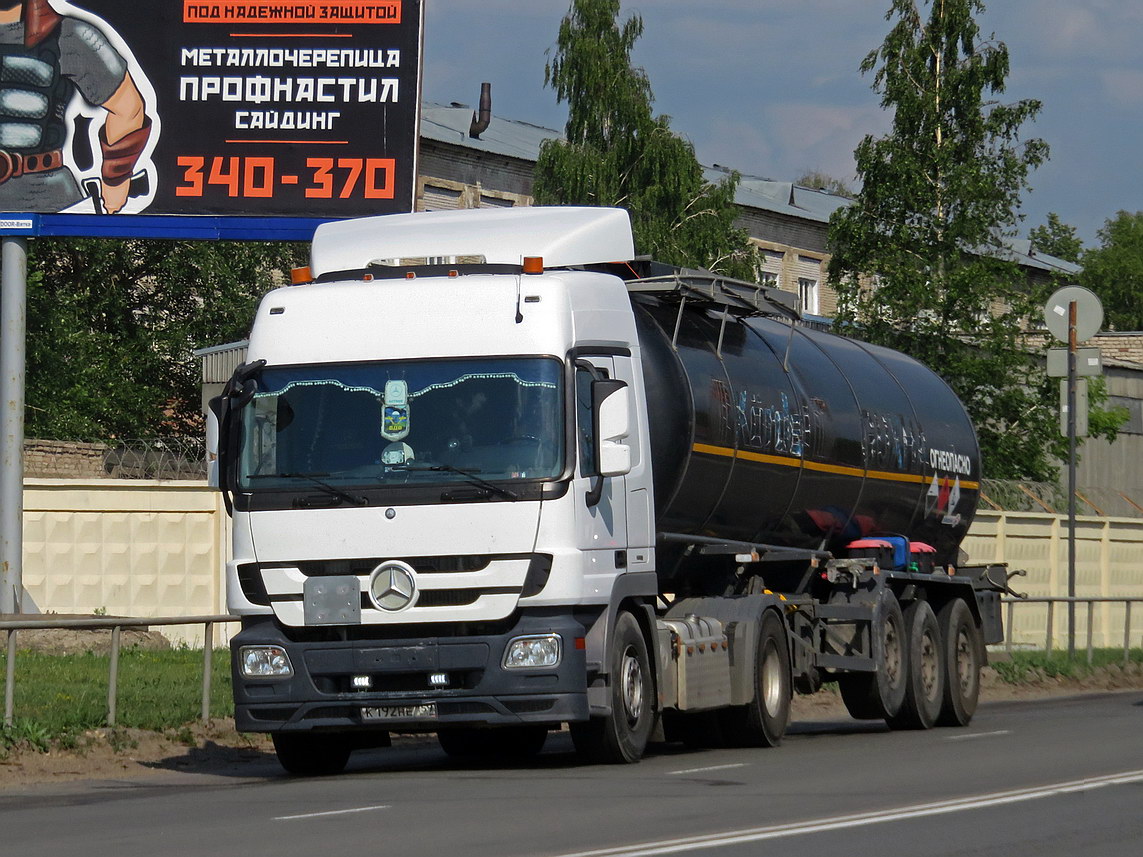 Пермский край, № К 192 НЕ 159 — Mercedes-Benz Actros '09 1841 [Z9M]