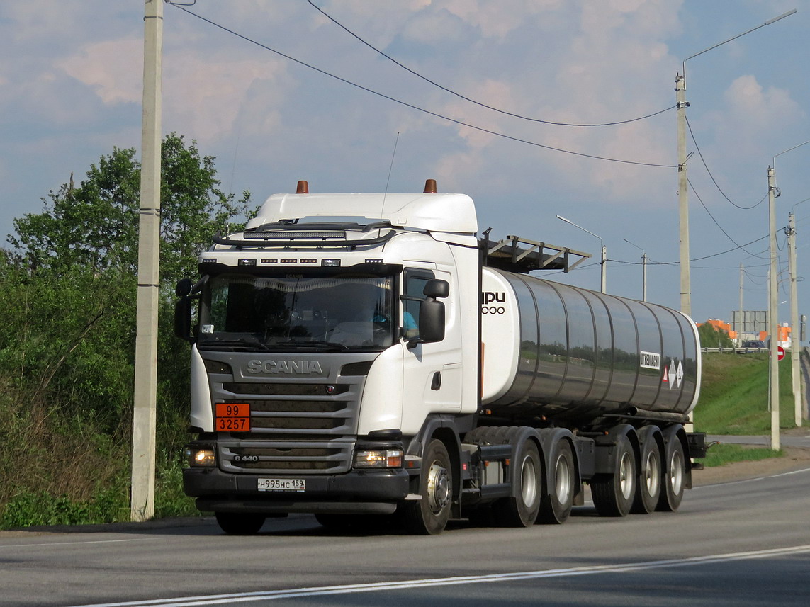 Пермский край, № Н 995 НС 159 — Scania ('2013) G440