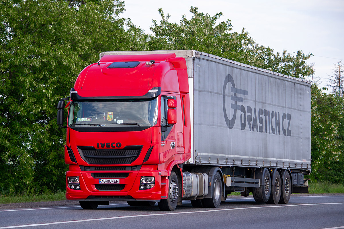 Закарпатская область, № АО 4007 ЕР — IVECO Stralis ('2012) 460