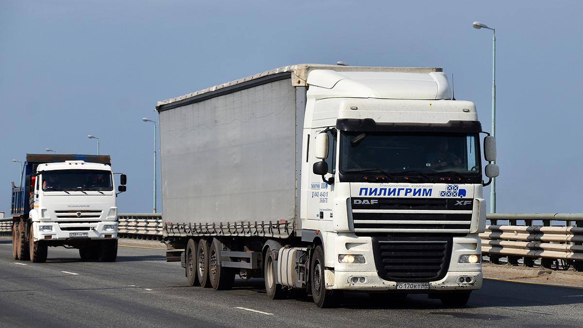 Костромская область, № О 170 КТ 44 — DAF XF105 FT