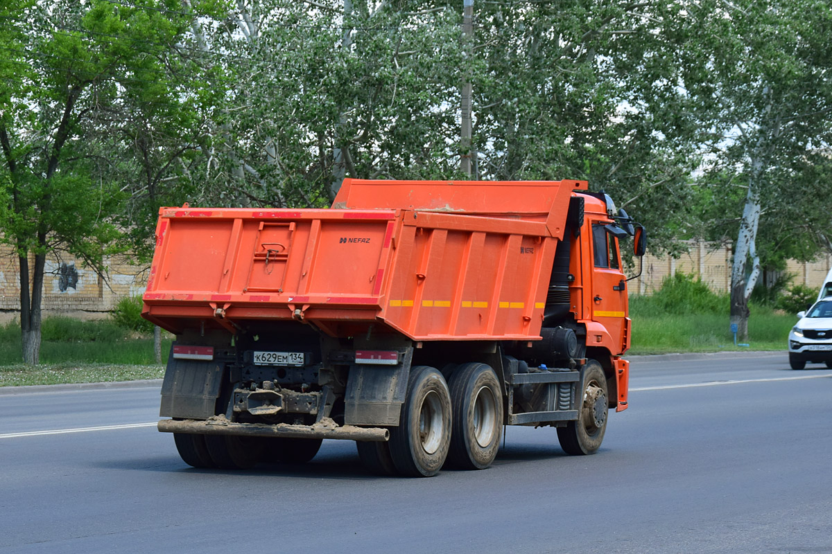 Волгоградская область, № К 629 ЕМ 134 — КамАЗ-65115-50