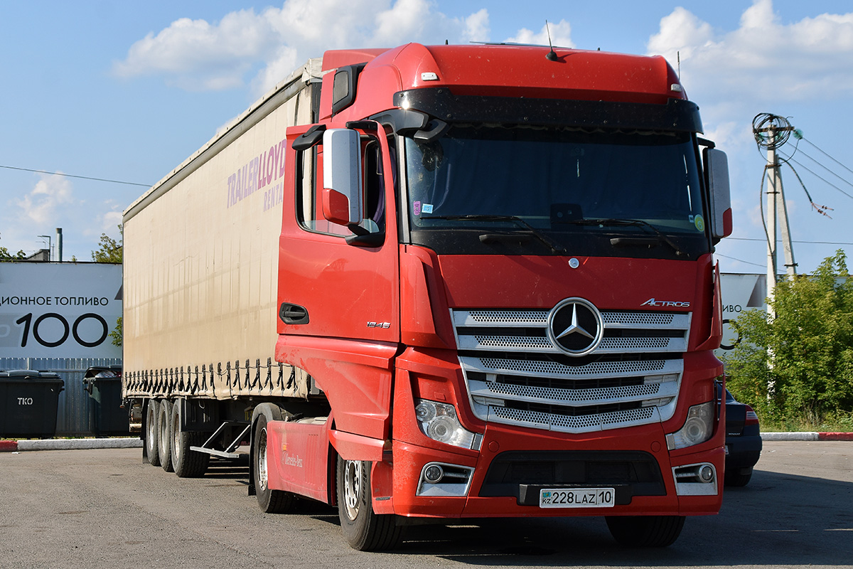 Костанайская область, № 228 LAZ 10 — Mercedes-Benz Actros ('2011) 1845