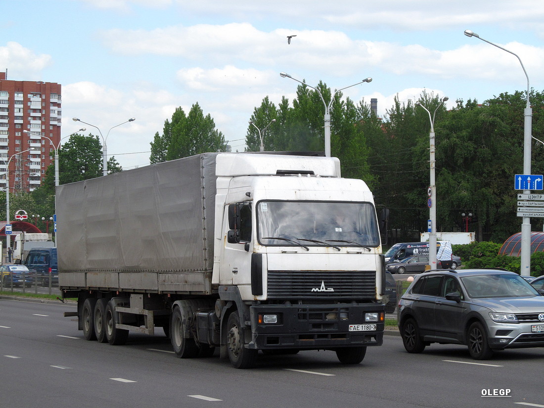 Гомельская область, № АЕ 1180-3 — МАЗ-5440 (общая модель)