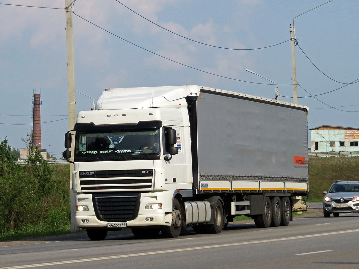 Тверская область, № М 422 СТ 69 — DAF XF105 FT