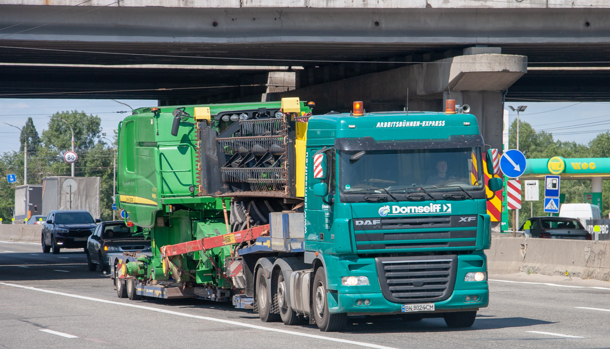 Ровненская область, № ВК 8024 СМ — DAF XF105 FTG