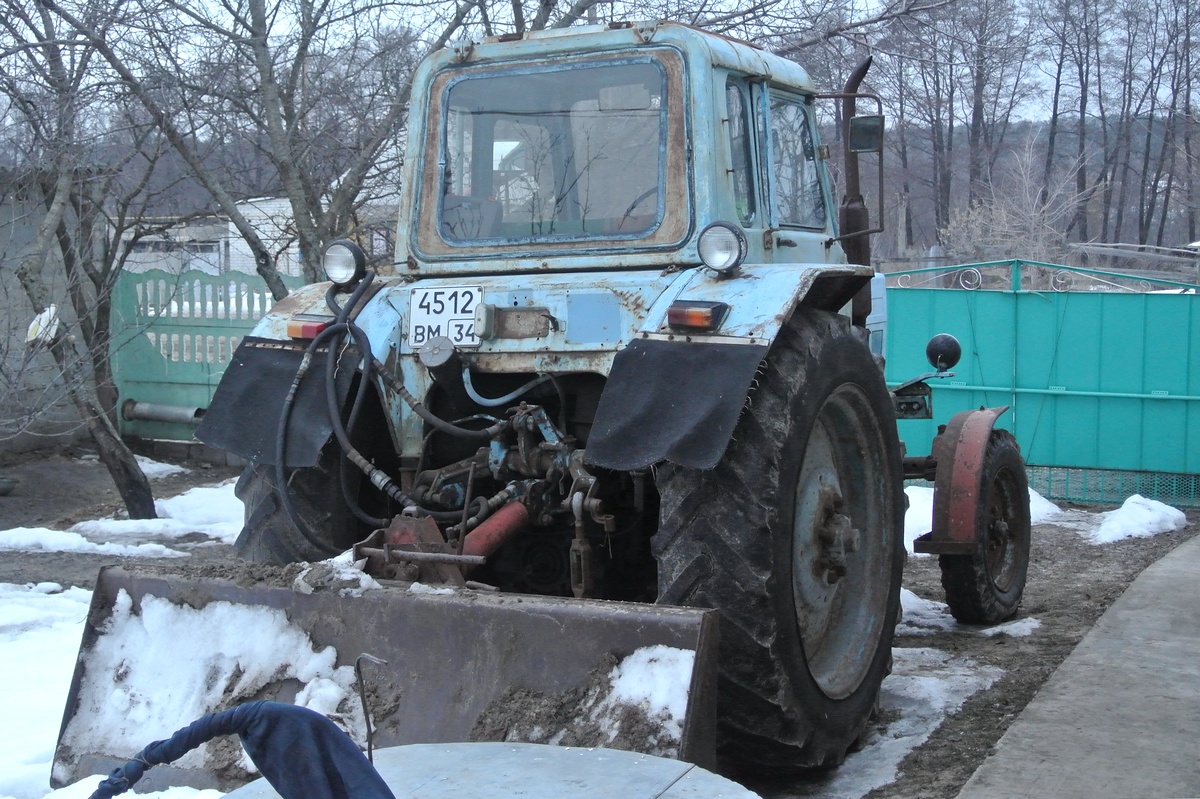 Волгоградская область, № 4512 ВМ 34 — МТЗ-80