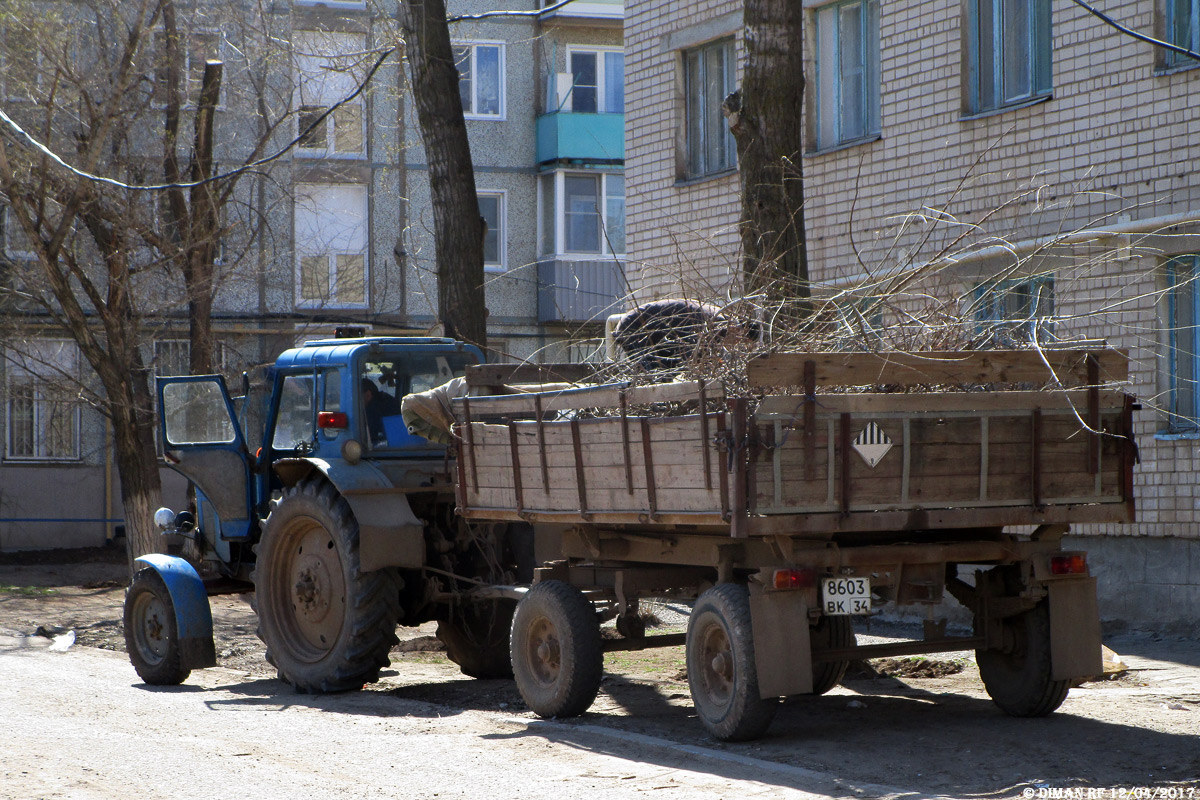 Волгоградская область, № (34) Б/Н СТ 0007 — МТЗ-80; Волгоградская область, № 8603 ВК 34 — 2ПТС-4 (общая модель)