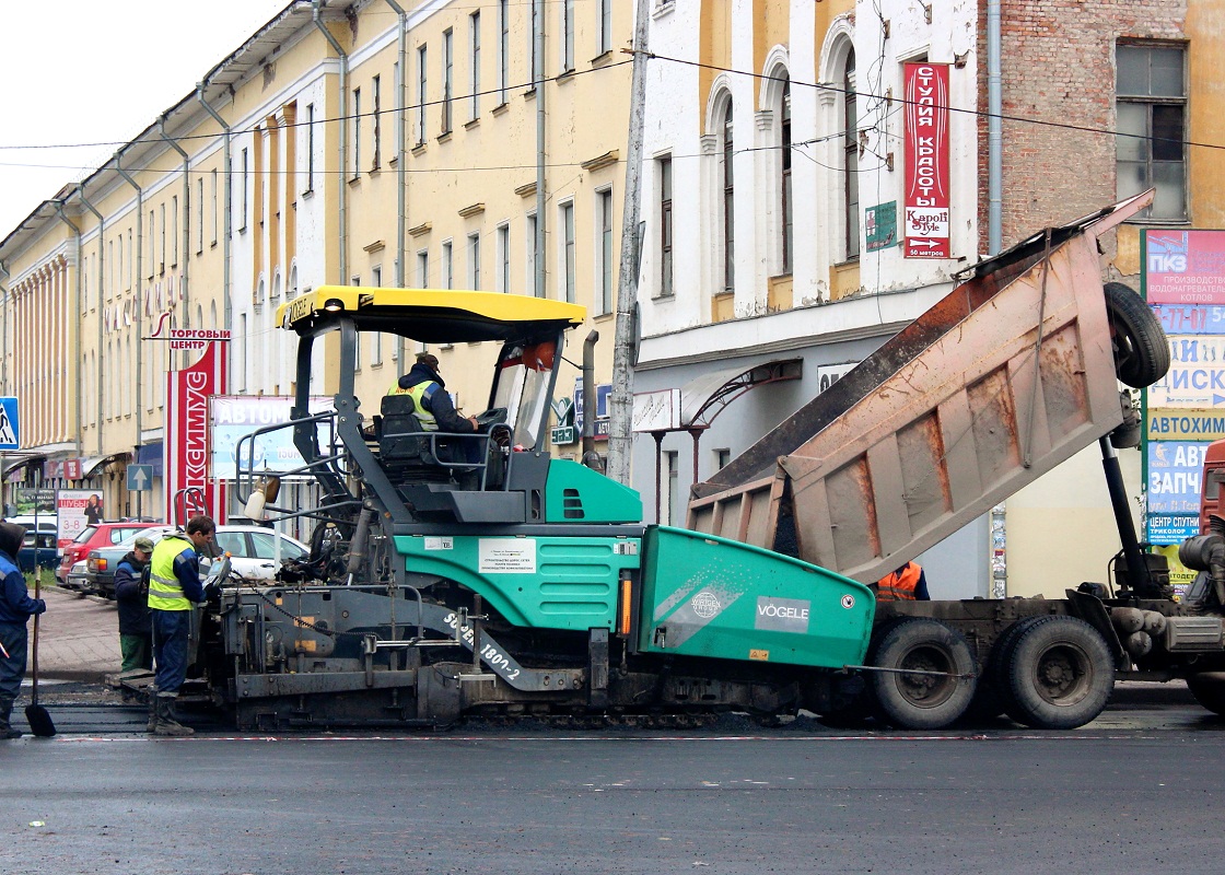 Псковская область, № (60) Б/Н СТ 0002 — Vogele Super 1800-2