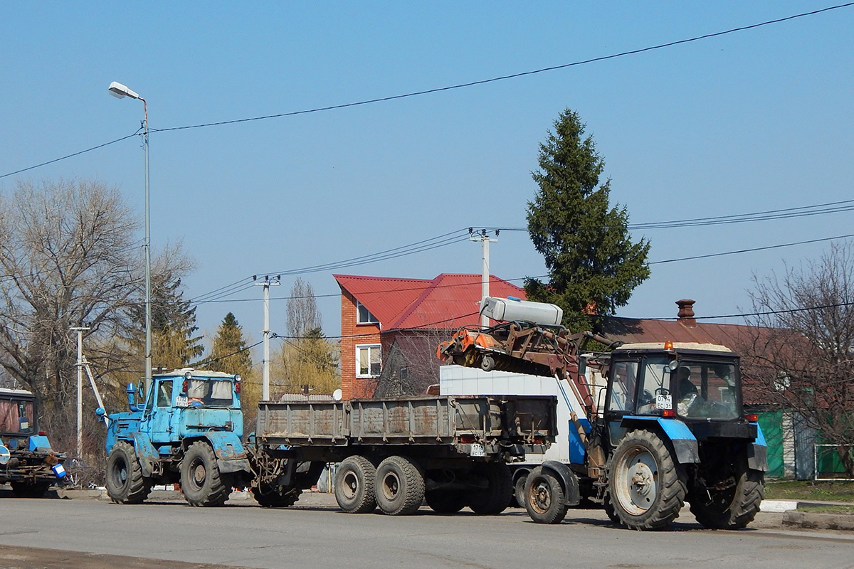 Белгородская область, № 1732 ЕС 31 — Т-150К; Белгородская область, № 1716 ЕС 31 — Сармат (общая модель); Белгородская область, № 0794 ЕС 31 — Беларус-82.1